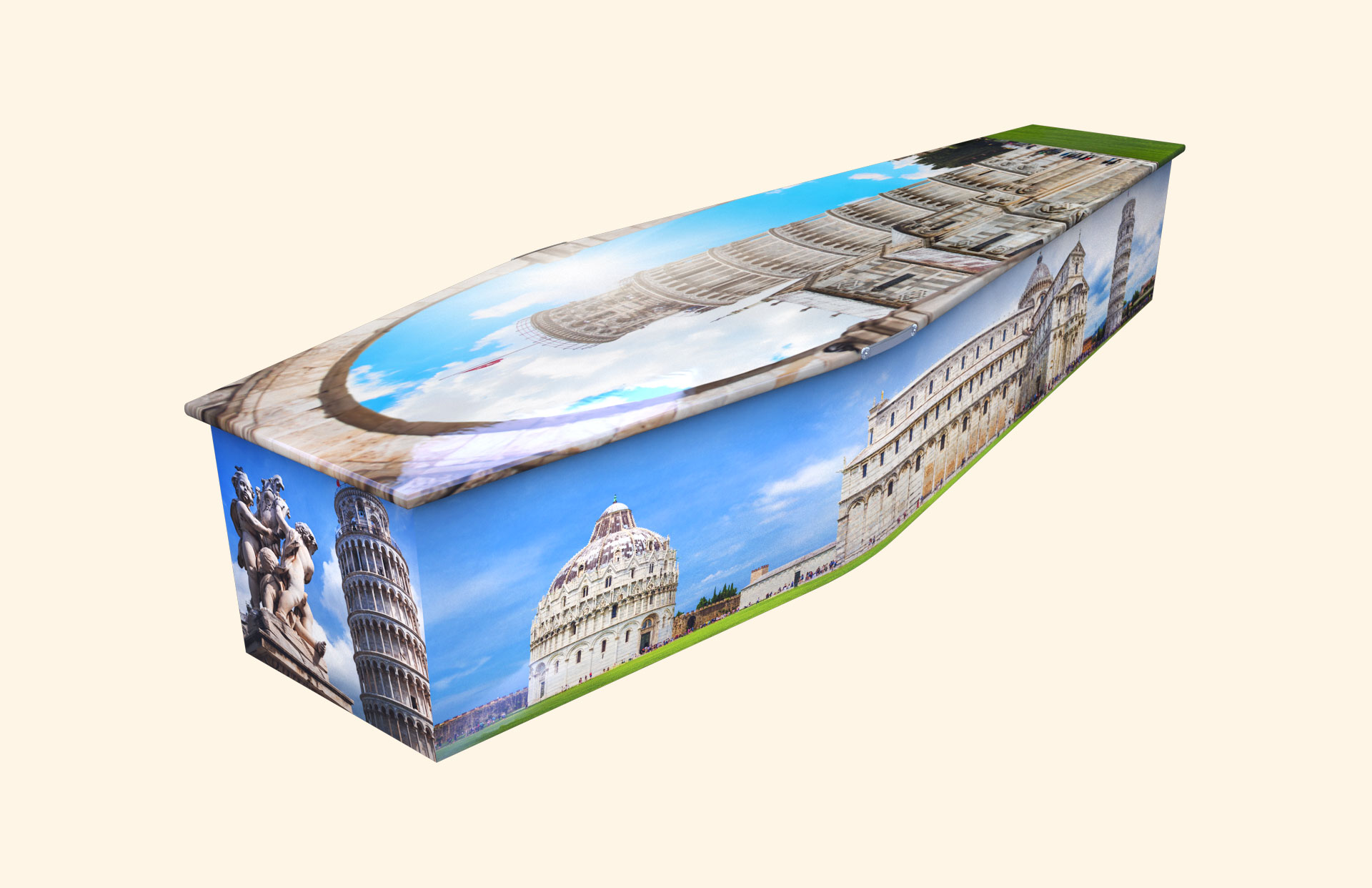 Leaning Tower of Pisa traditional coffin